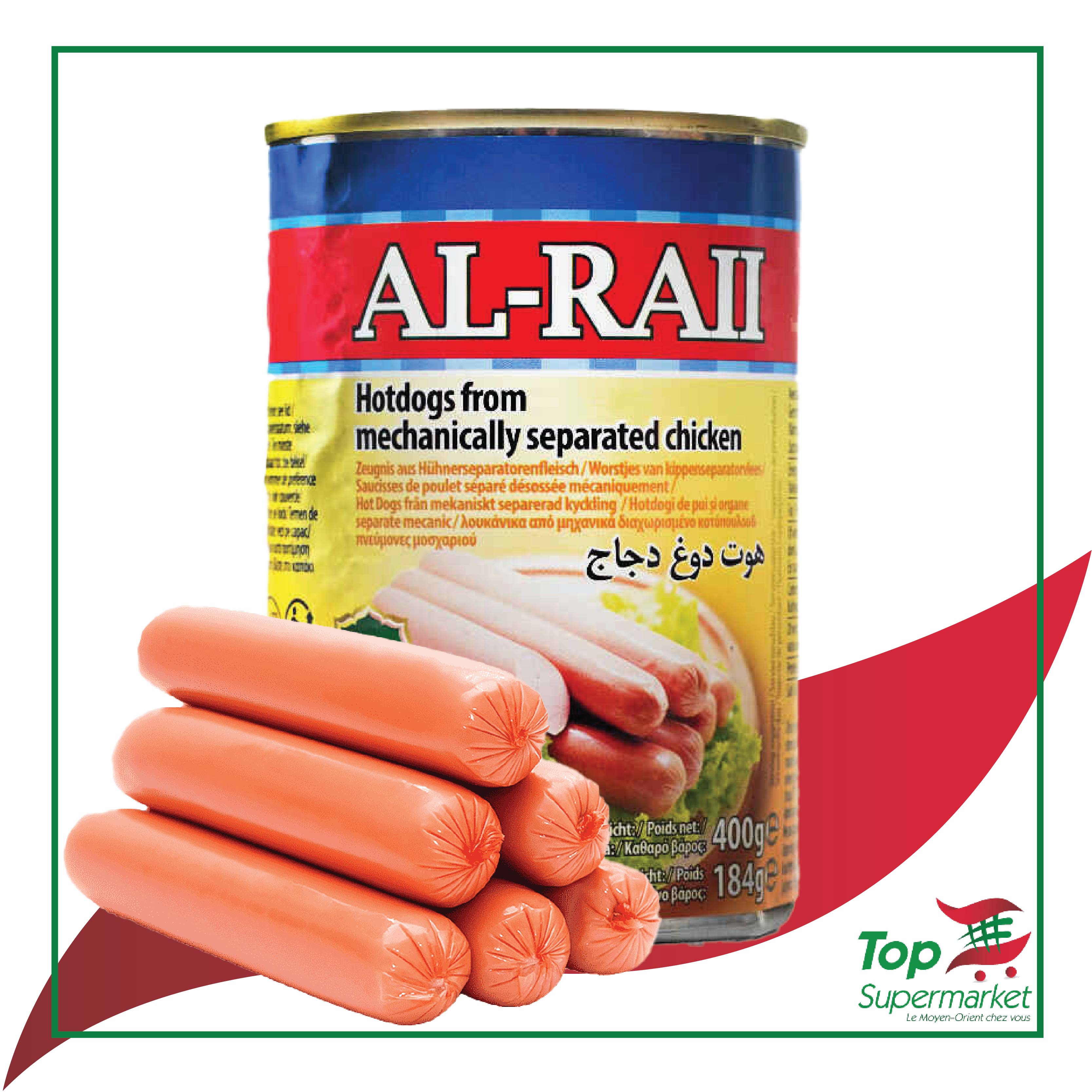 Al-Raii Hotdogs Poulet 400gr HALAL